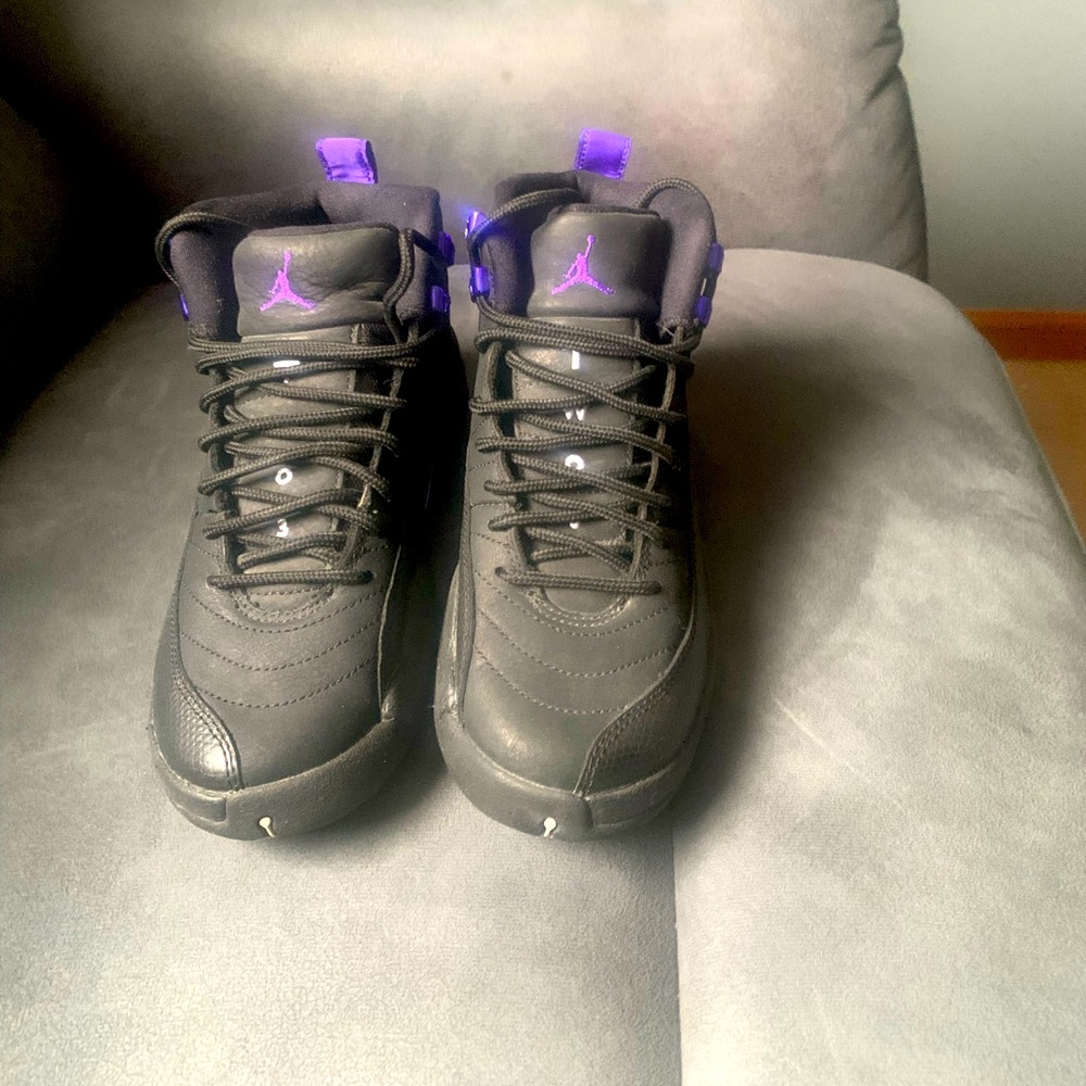 All size 4.5 grade school great condition.  Retro 12 Jordan